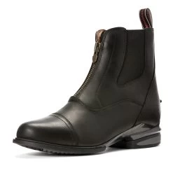 Ariat Devon Nitro Zip Front Black Ladies Paddock Boot