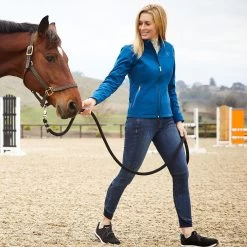 Ariat Halo Denim Knee Patch Ladies Breech -Equestrian Supplies Store 10035311 c1131 alt1