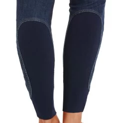 Ariat Halo Denim Knee Patch Ladies Breech -Equestrian Supplies Store 10035311 c1131 alt3