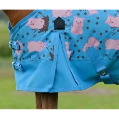 Saxon Pony Lightweight Turnout Blanket - Pig Print -Equestrian Supplies Store 101622 c1137 alt2
