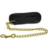 Jacks Lead Flat Nylon With 24 Inch Solid Brass Chain -Equestrian Supplies Store 1140 c1105