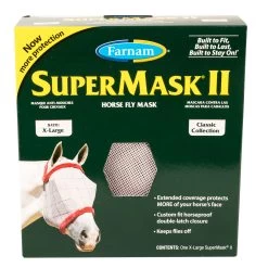 Farnam Supermask II Classic Fly Mask No Ears - XL Size