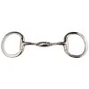 Korsteel Stainless Steel Oval Link Eggbut Snaffle -Equestrian Supplies Store 14418w