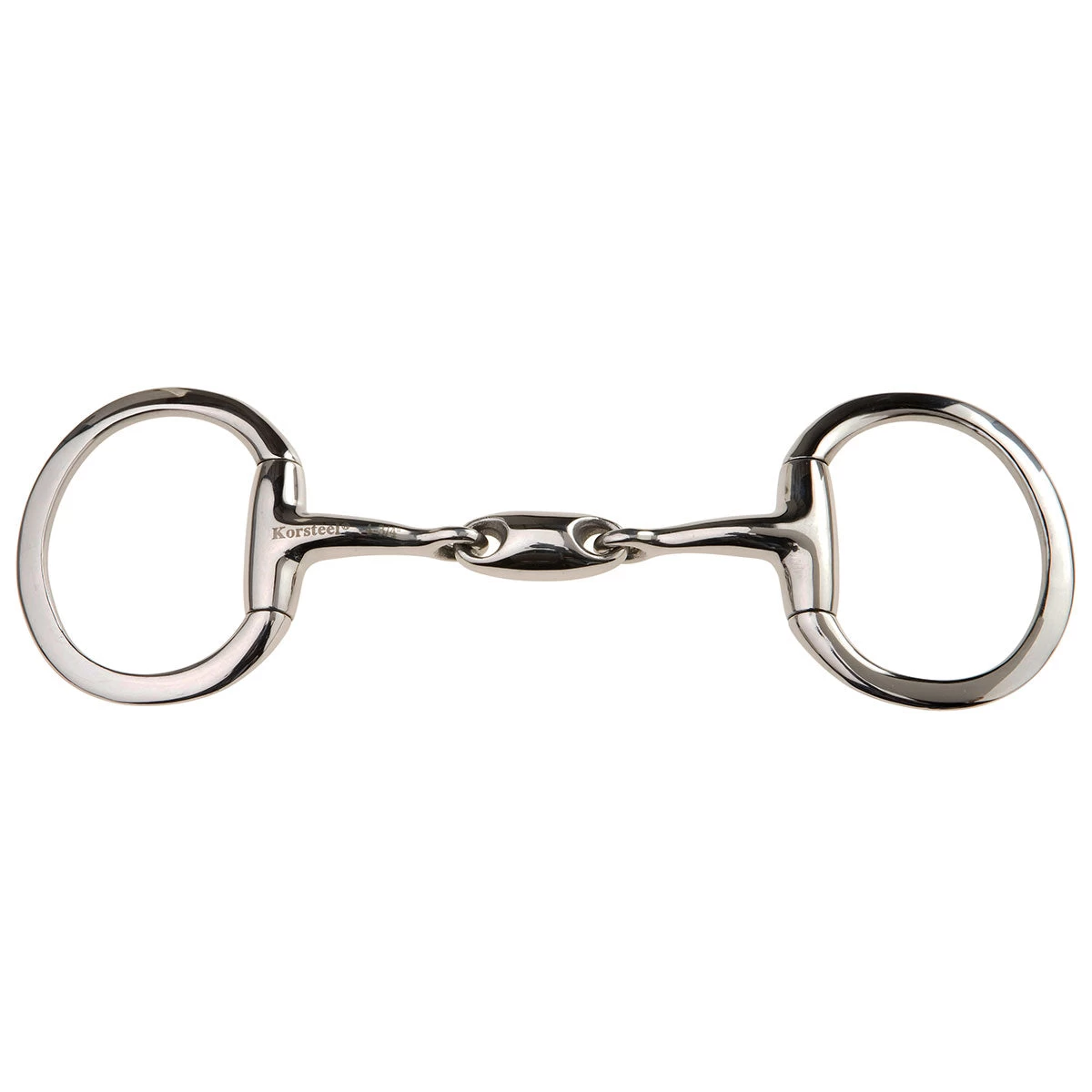 Korsteel Stainless Steel Oval Link Eggbut Snaffle 3 Korsteel Stainless Steel Oval Link Eggbut Snaffle