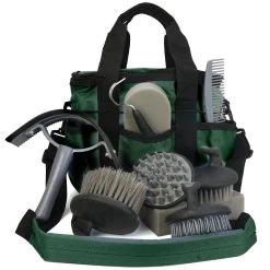 Zipper Lid Grooming Tote Bag With 10 Pc Tool Set -Equestrian Supplies Store 164831 c1129
