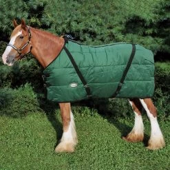Country Pride Sentinel Channel Quilt Midweight Open Front Stable Blanket Draft Horse