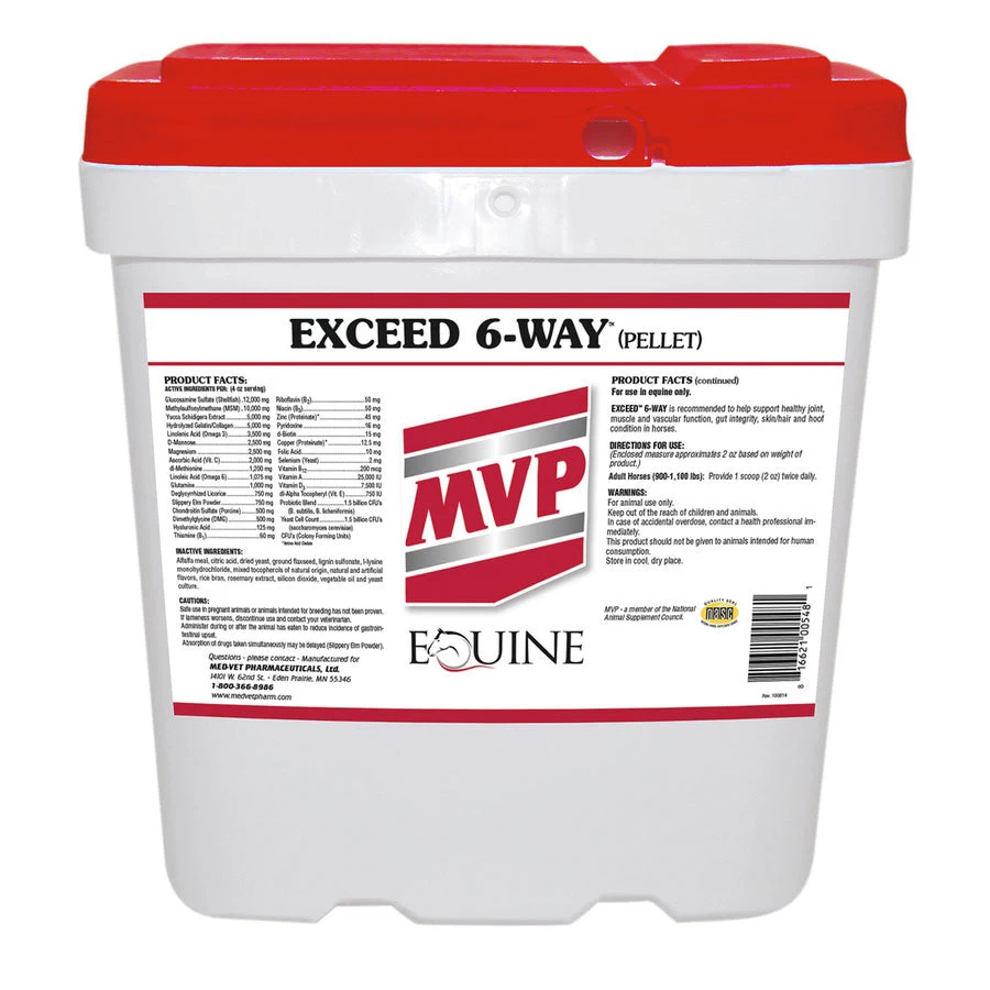 Med-Vet Exceed 6-Way Pellets 32 Lb 3 Med-Vet Exceed 6-Way Pellets 32 Lb