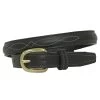 Raised Fancy Stitch .75 Inch Black Unisex Belt -Equestrian Supplies Store 2376T c1105 8ee118f6 1f08 41a2 809a 48f81e7a6e84