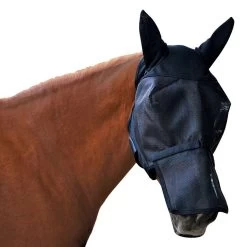 Absorbine Ultrashield Fly Mask With Ears And Removable Nose -Equestrian Supplies Store 430151