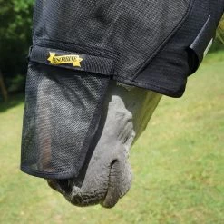 Absorbine Ultrashield Fly Mask With Ears And Removable Nose -Equestrian Supplies Store 430151 c1105 alt2