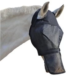 Absorbine UltraShield Fly Mask With Removable Nose No Ears -Equestrian Supplies Store 430153