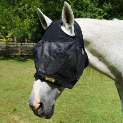 Absorbine UltraShield Fly Mask With Removable Nose No Ears -Equestrian Supplies Store 430153 c1105 alt1