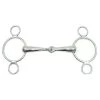 Centaur 2-Ring Pessoa Gag Bit 4.5 In -Equestrian Supplies Store 464287
