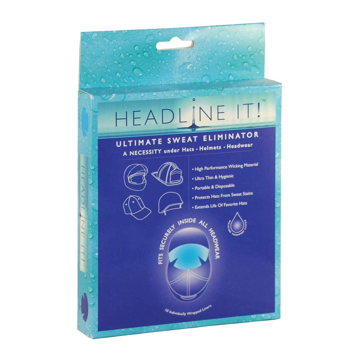 Headline It Helmet Liners 10 Pack 3 Headline It Helmet Liners 10 Pack