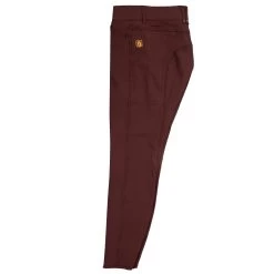ROMFH Sarafina Euroseat Knee Patch Ladies Breech - Burgundy -Equestrian Supplies Store 468455 c1110 alt1