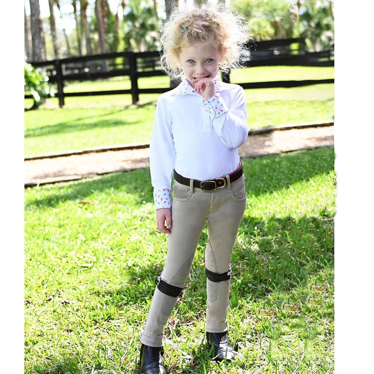 Ovation SoftFlex Classic Knee Patch Childs Jodhpur 4 Ovation SoftFlex Classic Knee Patch Childs Jodhpur - Image 2