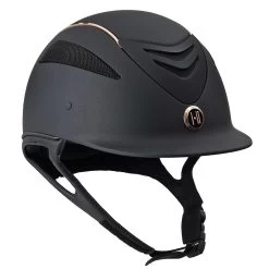 One K Defender Rose Gold Stripe Helmet