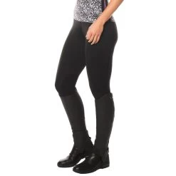 Kerrits Flow Rise Performance Knee Patch Ladies Tight - Black