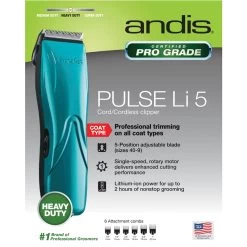 Andis Pulse Li 5 Clipper -Equestrian Supplies Store 73515 c1168 alt4