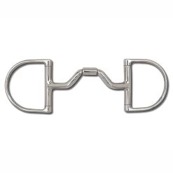 Myler English Dee SS Low Wide Ported Barrel No Hooks MB33 - Test Ride Bit