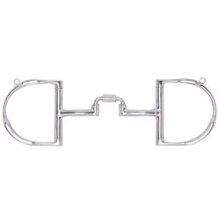 Myler English Dee Correctional Ported Barrel MB27 With Hooks - Test Ride Bit