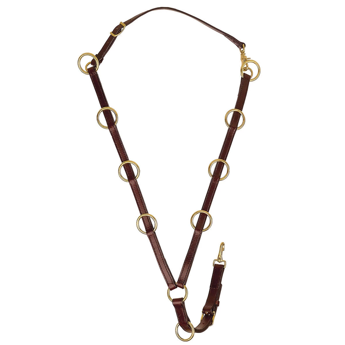 Tory Leather Training Martingale 10 Ring 3 Tory Leather Training Martingale 10 Ring