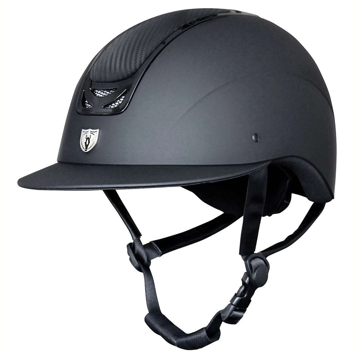 Tipperary Royal Wide Brim Helmet - Carbon Leather Top 3 Tipperary Royal Wide Brim Helmet - Carbon Leather Top