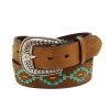 Ariat Aztec Stitch Ladies Belt -Equestrian Supplies Store a1533244 c1109