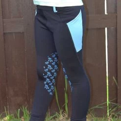 Belle & Bow Fleece Girls Winter Riding Tight