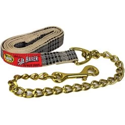 5/A Baker Plaid Lead With Chain