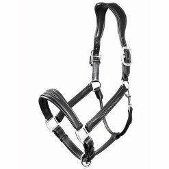 LeMieux Stitched Anatomical Leather Halter 21 LeMieux Stitched Anatomical Leather Halter -Equestrian Supplies Store it00882 c1105 alt1