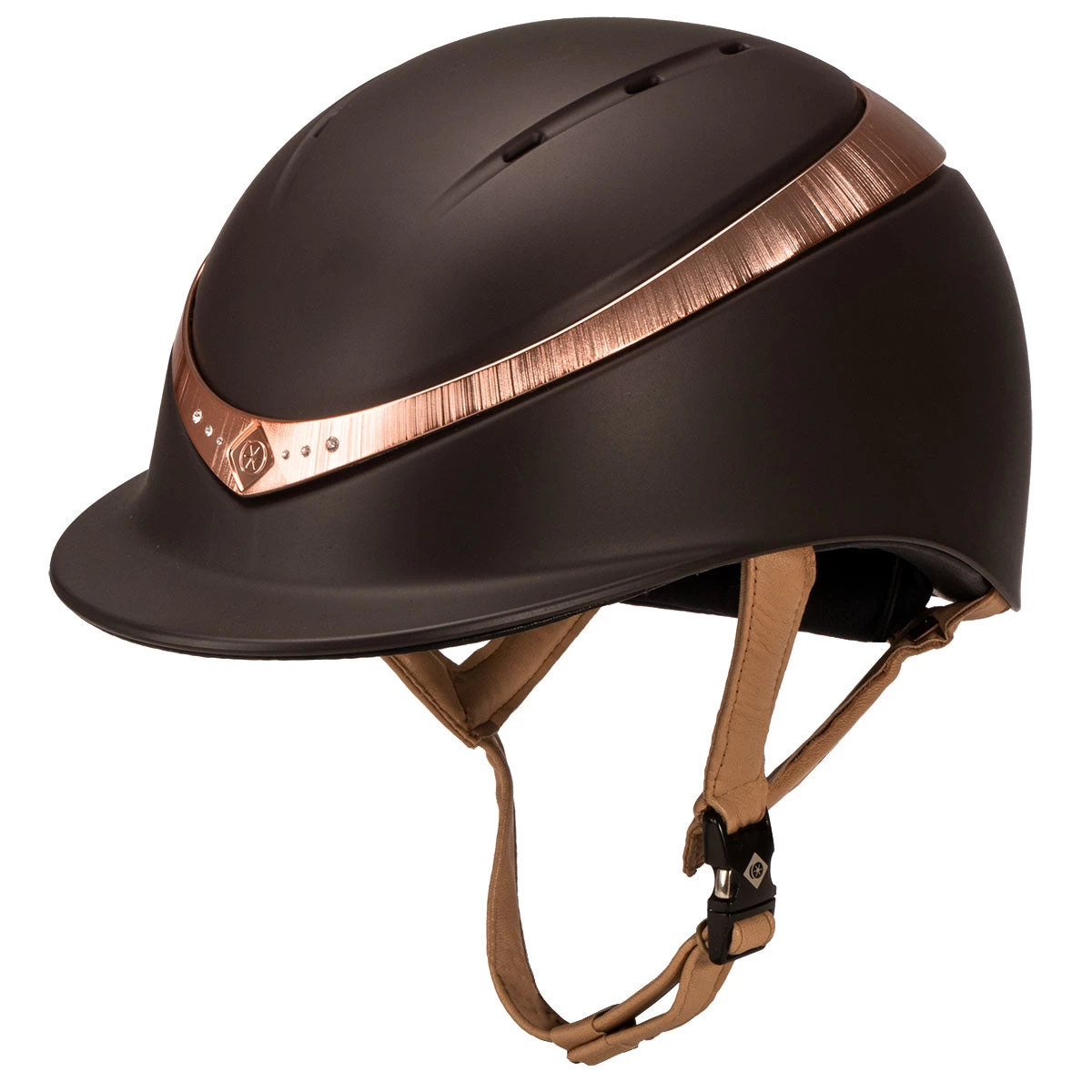Charles Owen Halo CX MIPS - Brown Matte With Stellar Rose Gold 3 Charles Owen Halo CX MIPS - Brown Matte With Stellar Rose Gold