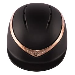 Charles Owen Halo CX MIPS - Black Matte With Stellar Rose Gold -Equestrian Supplies Store myhal cx6 c1105 alt1