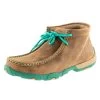 Twisted X Chukka Ladies Driving Moc - Turquoise 1 Twisted X Chukka Ladies Driving Moc - Turquoise -Equestrian Supplies Store wdm0020 c1109